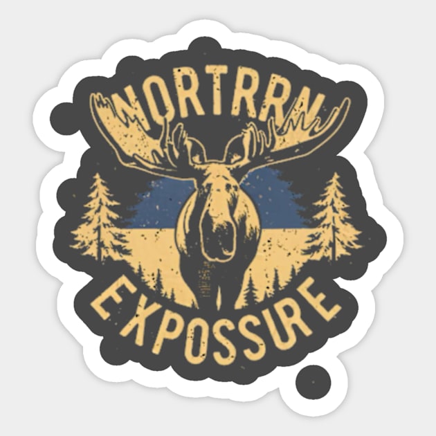 Northern Exposure Sticker by Welcome To Chaos 